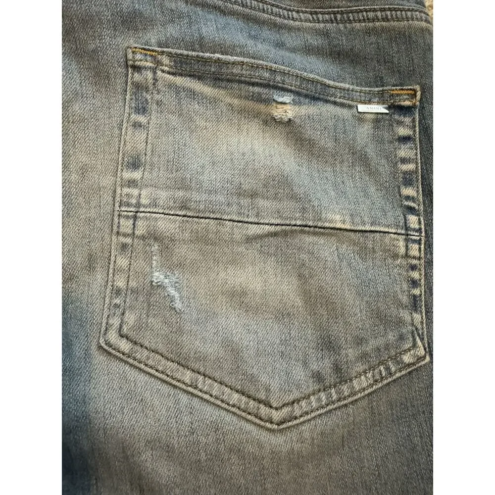 EUC Amiri Leopard Thrasher Denim - Picture 9 of 16